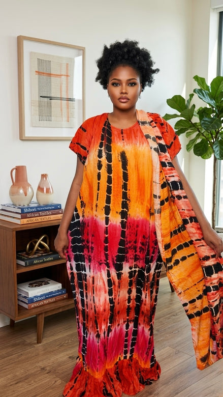 Maya Sunset Ombré Dress